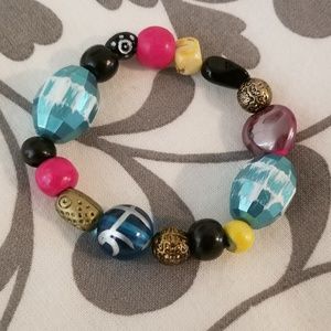 Colorful Stretch Beaded Bracelet